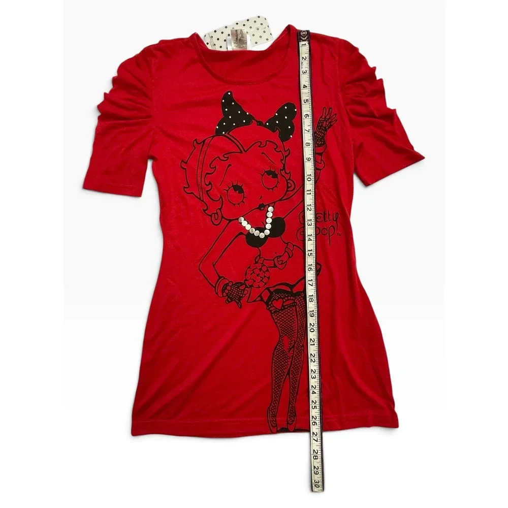 Betty Boop Graphic Tee Kids Size 11-12 Years Red